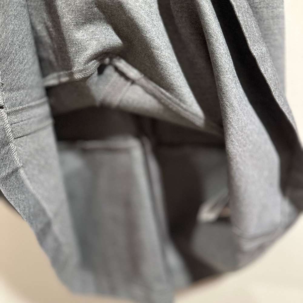 Banana Republic Gray Sleeveless Fitted & Flare Drop Waist Mini Dress Size 0 - Picture 11 of 15